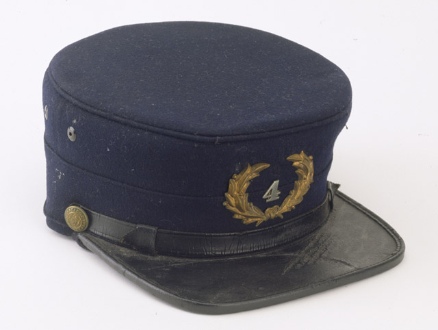 Winter Wool Policeman's Cap